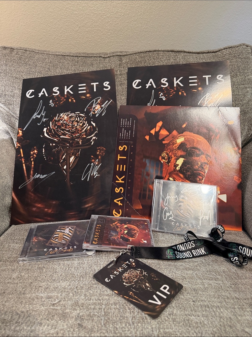 CASKETS Signed Merchandise Lot